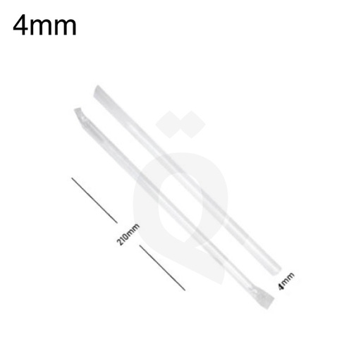 [002032] 4*210mm Clear Spike Straw Film Wrap 4000/Ctn